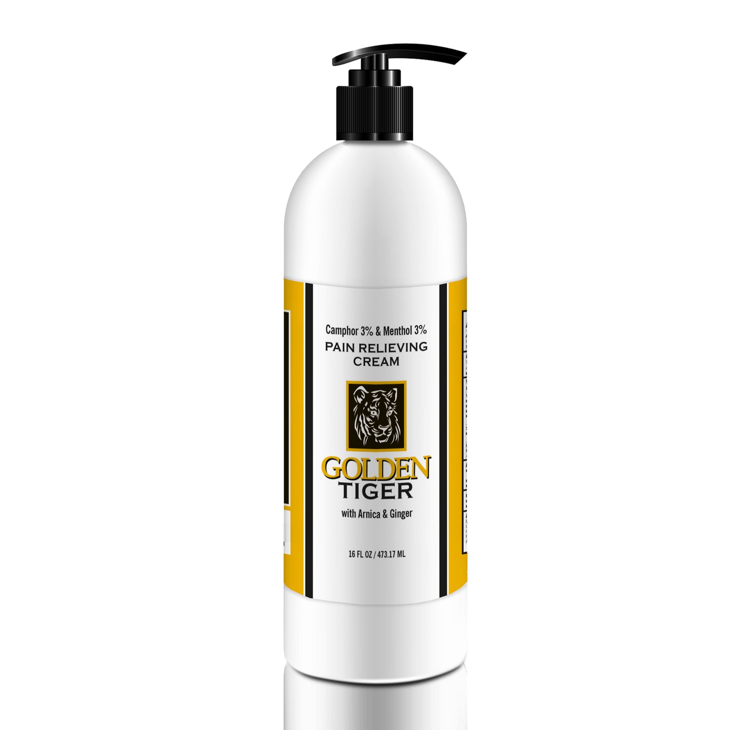 Golden Tiger Pain Relieving Cream 16oz Pump Bottle