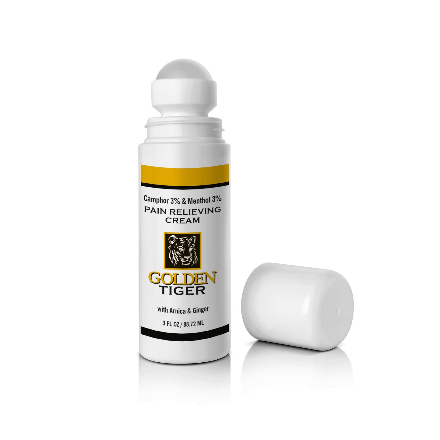 Golden Tiger Pain Relieving Cream - Roll-on 3oz